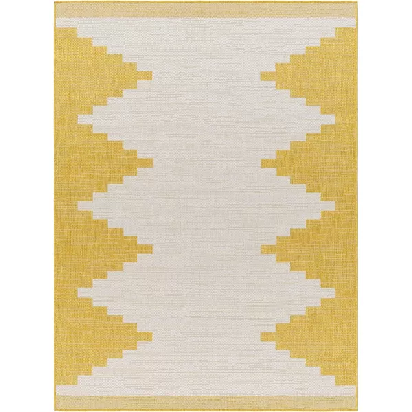 Artistic Weavers Esperanza Modern Outdoor Area Rug 53 x 77 MustardArtistic Weavers Esperanza Modern Outdoor Area Rug 53 x 77 Mustard