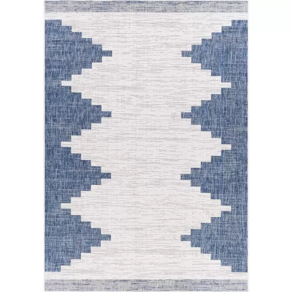 Artistic Weavers Esperanza Modern Outdoor Area Rug 67 Square Bright Blue27 x 10 Bright Blue