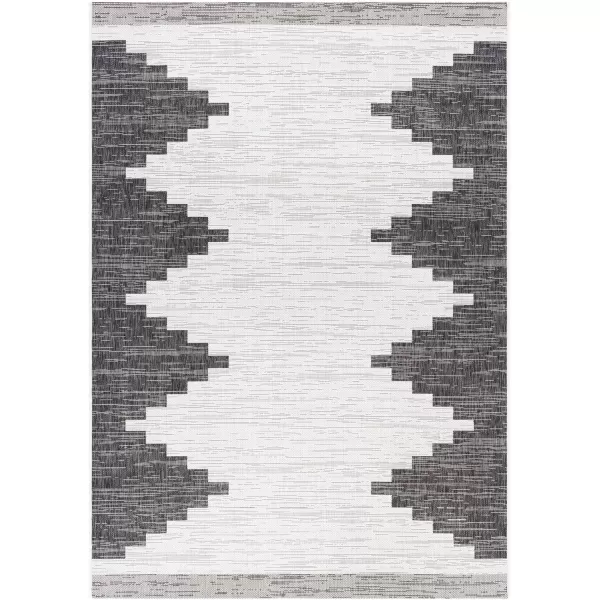 Artistic Weavers Esperanza Modern Outdoor Area Rug 67 Square Bright Blue43 x 511 Black