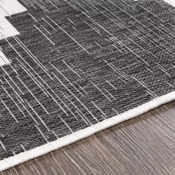 Artistic Weavers Esperanza Modern Outdoor Area Rug 67 Square Bright Blue810 x 12 Black
