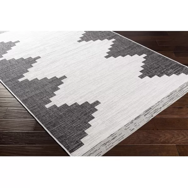 Artistic Weavers Esperanza Modern Outdoor Area Rug 67 Square Bright Blue810 x 12 Black