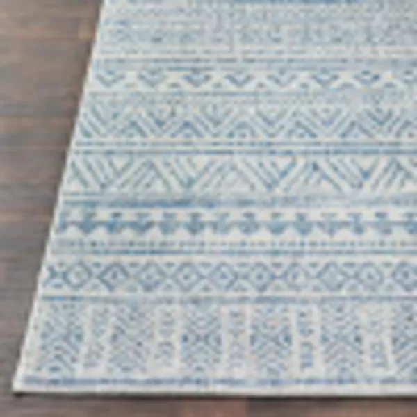 Artistic Weavers Esperanza Outdoor Area Rug67 SquareBlueWhite10 x 14 Denim