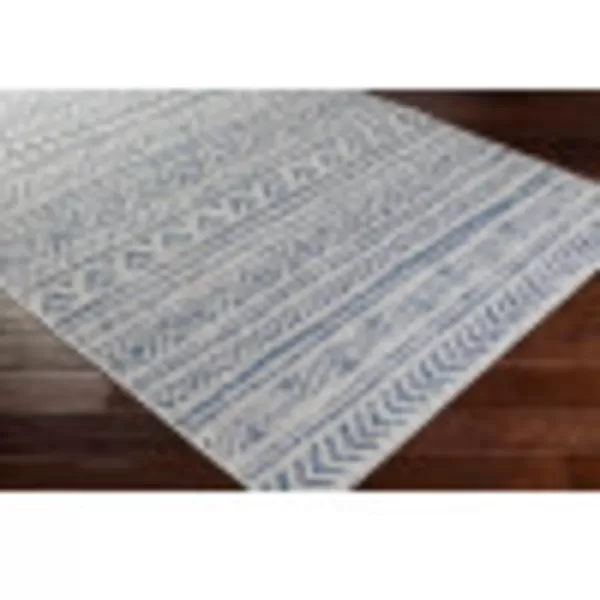 Artistic Weavers Esperanza Outdoor Area Rug67 SquareBlueWhite10 x 14 Denim