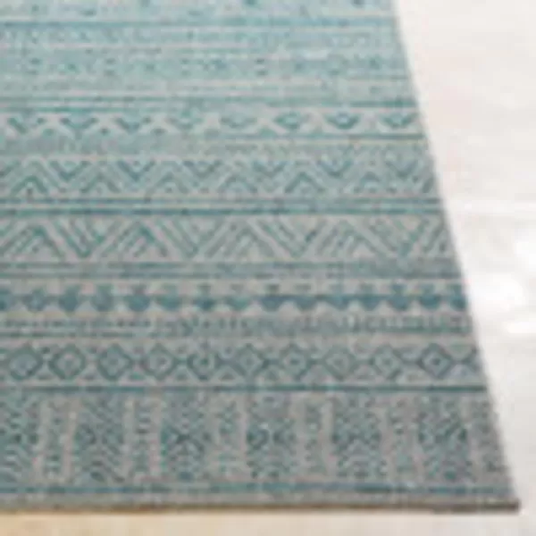 Artistic Weavers Esperanza Outdoor Area Rug67 SquareBlueWhite10 x 14 Teal