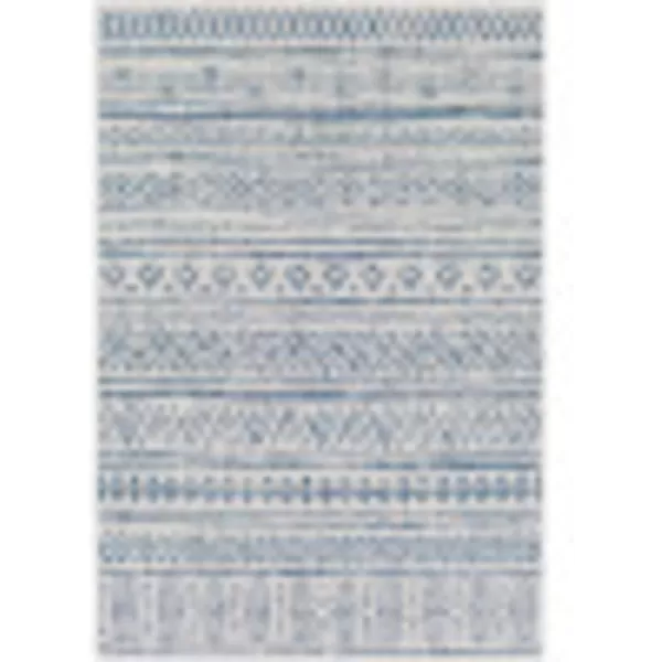 Artistic Weavers Esperanza Outdoor Area Rug67 SquareBlueWhite12 x 15 Navy