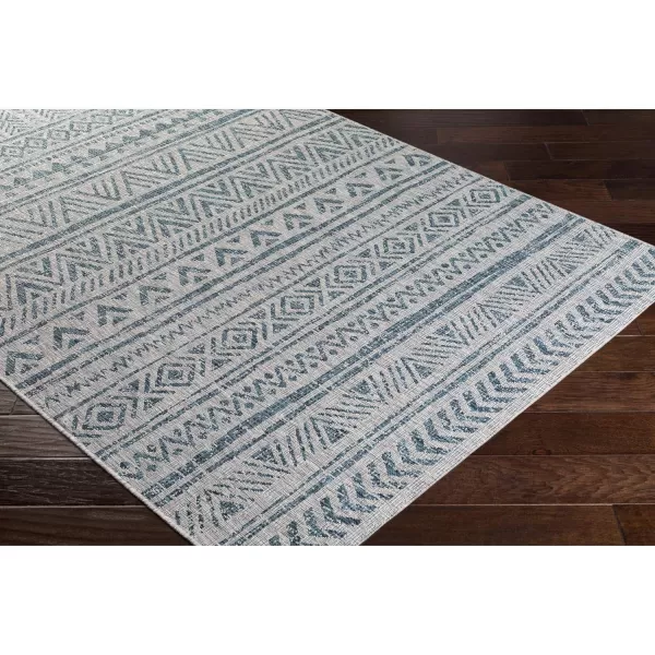 Artistic Weavers Esperanza Outdoor Area Rug67 SquareBlueWhite12 x 15 Teal