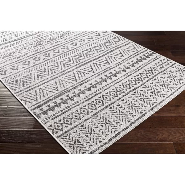 Artistic Weavers Esperanza Outdoor Area Rug67 SquareBlueWhite2 x 211 Black