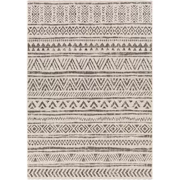 Artistic Weavers Esperanza Outdoor Area Rug67 SquareBlueWhite2 x 211 Black