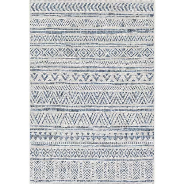 Artistic Weavers Esperanza Outdoor Area Rug67 SquareBlueWhite2 x 211 BlueWhite