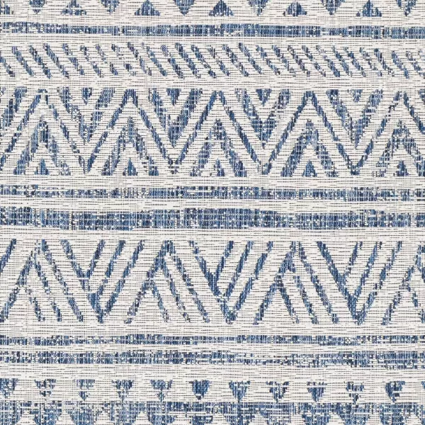 Artistic Weavers Esperanza Outdoor Area Rug67 SquareBlueWhite2 x 211 BlueWhite