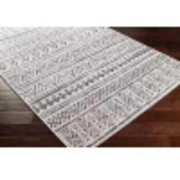 Artistic Weavers Esperanza Outdoor Area Rug67 SquareBlueWhite27 x 10 Black