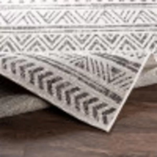 Artistic Weavers Esperanza Outdoor Area Rug67 SquareBlueWhite27 x 10 Black