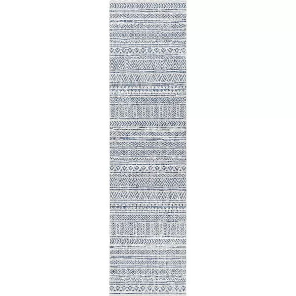 Artistic Weavers Esperanza Outdoor Area Rug67 SquareBlueWhite27 x 10 Navy