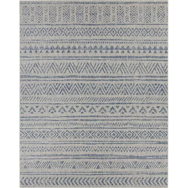 Artistic Weavers Esperanza Outdoor Area Rug67 SquareBlueWhite710 x 102 Denim