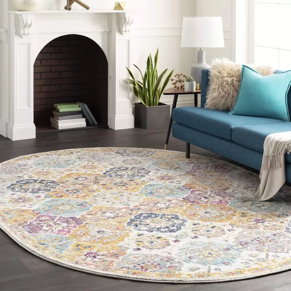 Artistic Weavers Eveline Area RugSaffron 710 Round