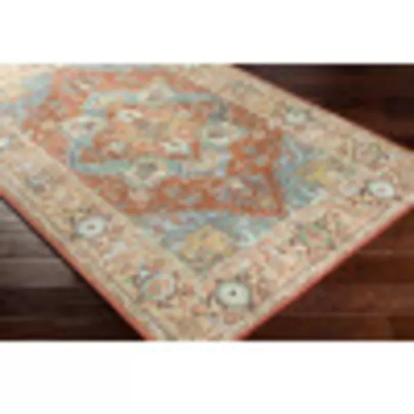 Artistic Weavers Eviana Vintage Medallion Washable Area Rug 53 x 7 Burnt Orange27 x 4