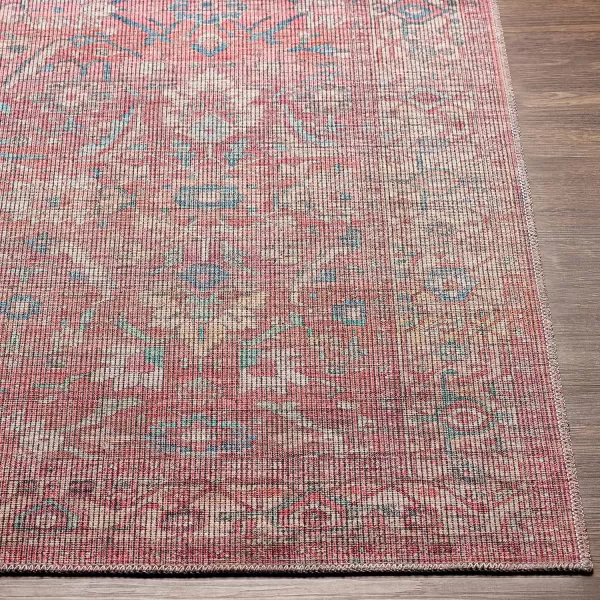 Artistic Weavers Falah Oriental Printed Washable Area Rug 53 x 73 Rust67 x 9 Rust