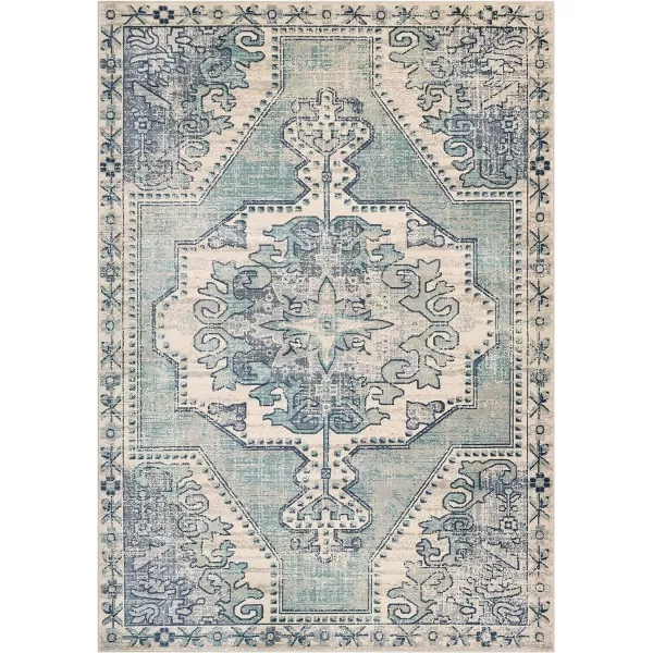 Artistic Weavers Farouk Area Rug 53 x 74 RedBlue53 x 74 Teal  Navy