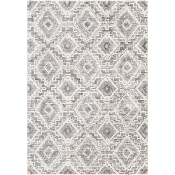 Artistic Weavers Fauna Moroccan Shag Area Rug 53 x 73 Medium Gray2 x 3 Medium Gray