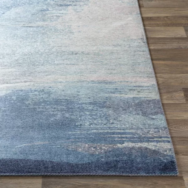 Artistic Weavers Fiona Modern Abstract Area Rug 5 x 76 Aqua23 x 39 Aqua