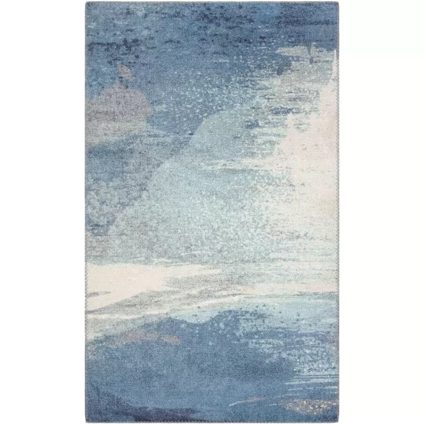 Artistic Weavers Fiona Modern Abstract Area Rug 5 x 76 Aqua23 x 39 Aqua