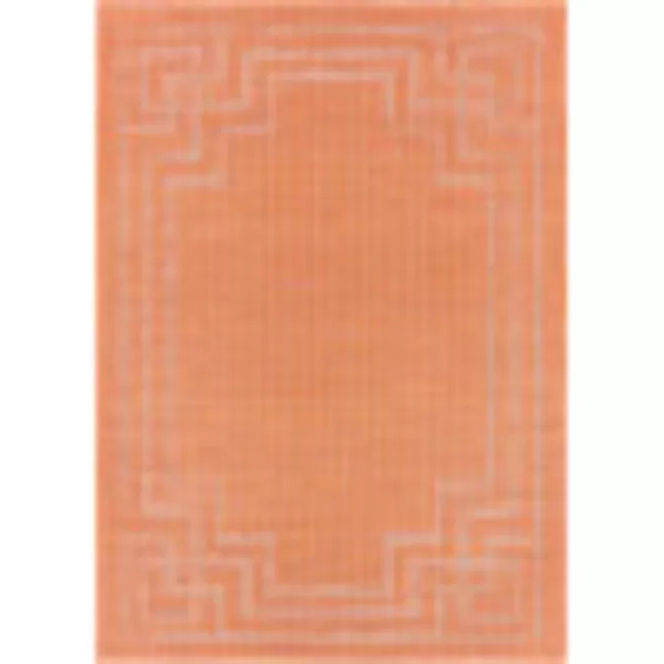 Artistic Weavers Fleet Outdoor Traditional Area Rug26 x 4 Orange