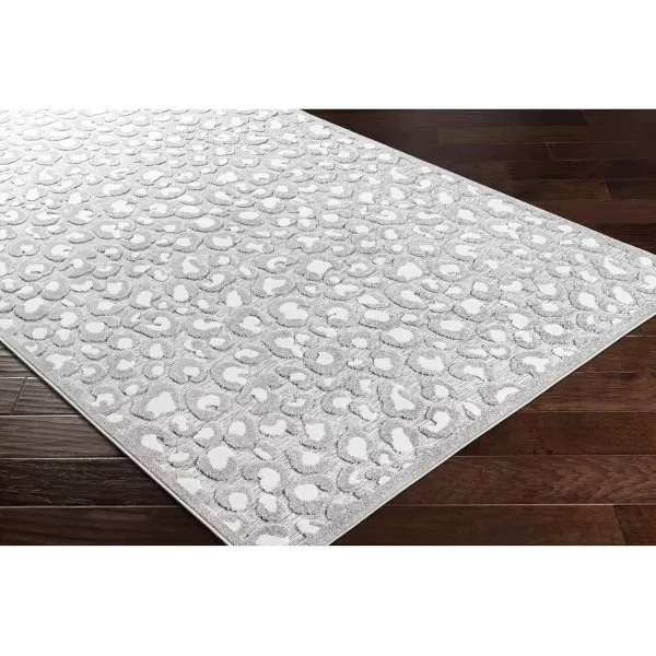 Artistic Weavers Fran Outdoor Leopard Area Rug 53 x 73 Medium Gray710 x 10 Medium Gray