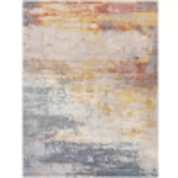 Artistic Weavers Gaillard Area Rug52 x 7Sky BlueMustardRectangular Sky BlueMustard 6 ft 7 in x 9 ft