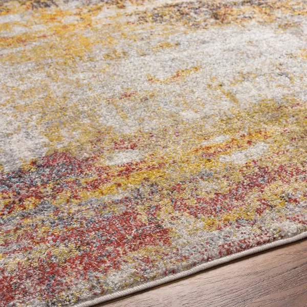 Artistic Weavers Gaillard Area Rug52 x 7Sky BlueMustardRunner Sky BlueMustard 2 ft 7 in x 7 ft 3 in