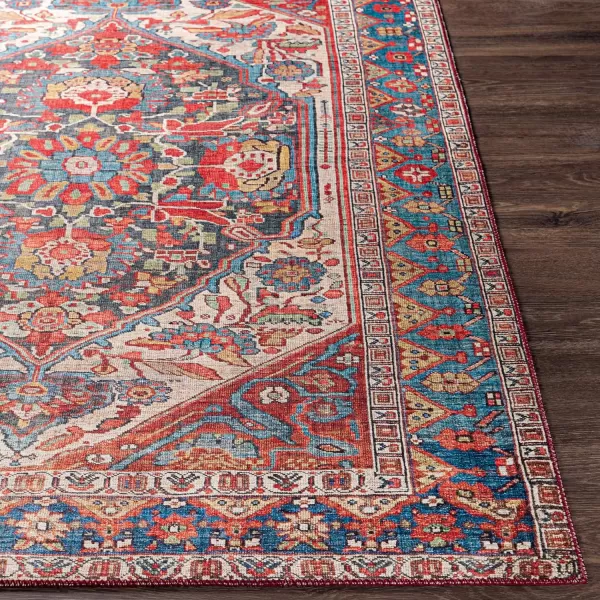 Artistic Weavers Garritt Medallion Oriental Area Rug 5 x 76 RedBlue36 x 56