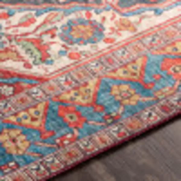 Artistic Weavers Garritt Medallion Oriental Area Rug 5 x 76 RedBlue5 x 76