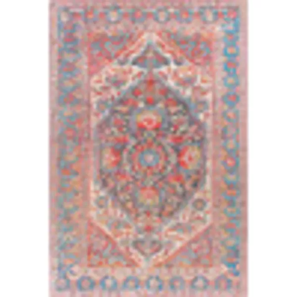 Artistic Weavers Garritt Medallion Oriental Area Rug 5 x 76 RedBlue5 x 76