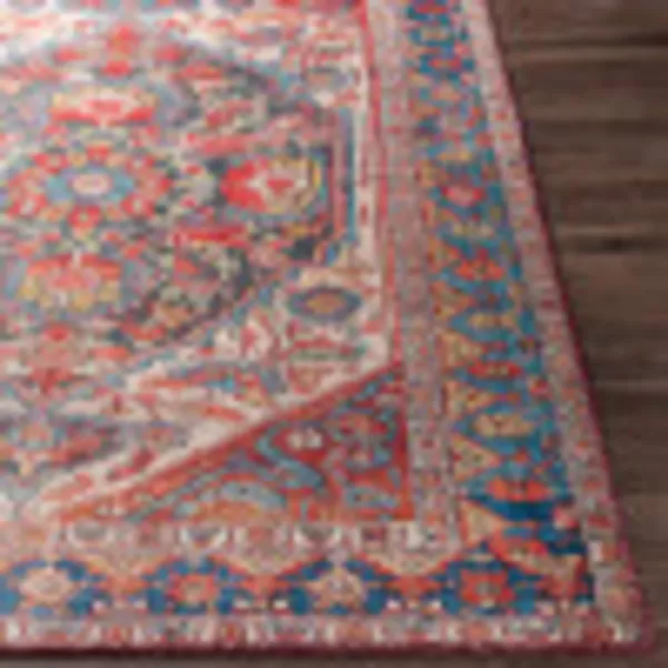 Artistic Weavers Garritt Medallion Oriental Area Rug 5 x 76 RedBlue5 x 76