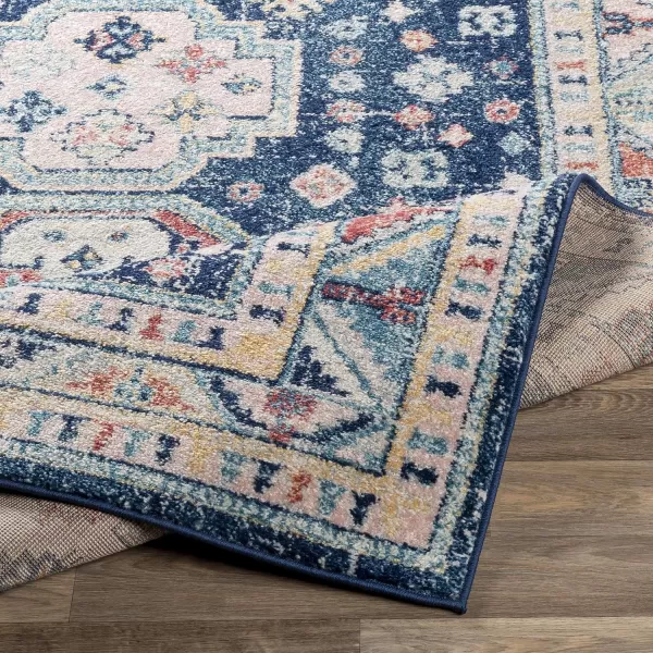 Artistic Weavers Gemina Area Rug 53 x 73 BlushBeige53 x 73 Navy  Blush