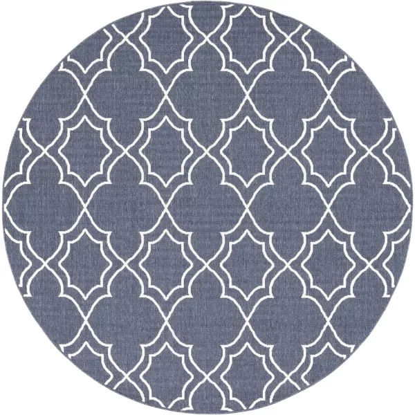 Artistic Weavers Georgia Trellis Outdoor Area Rug 810 Round GreyArtistic Weavers Georgia Trellis Outdoor Area Rug 810 Round Grey