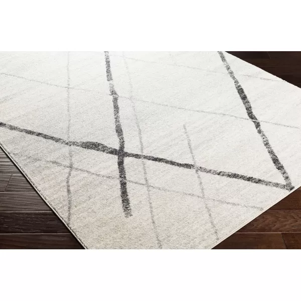 Artistic Weavers Gillespie Charcoal and Light Gray Modern 27 x 76 Area Rug53 x 76 Charcoal and Light Gray