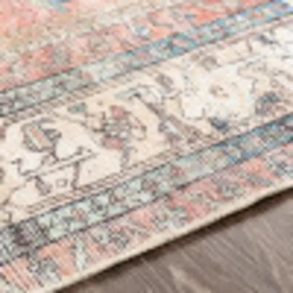 Artistic Weavers Guadalupe Vintage Oriental Area Rug 53 x 73 Burnt OrangeNavyArtistic Weavers Guadalupe Vintage Oriental Area Rug 53 x 73 Burnt OrangeNavy
