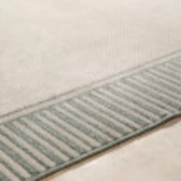 Artistic Weavers Hampshire Solid Border Outdoor Area Rug 73 Square Taupe53 Round Green