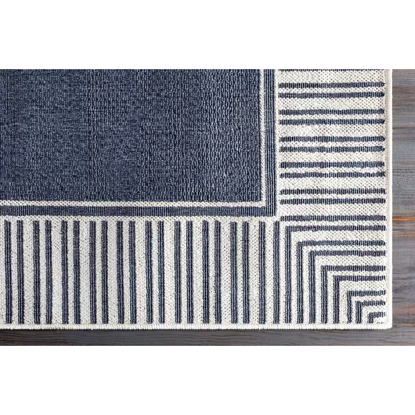 Artistic Weavers Hampshire Solid Border Outdoor Area Rug 73 Square Taupe810 Round Charcoal