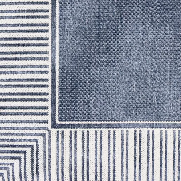 Artistic Weavers Hampshire Solid Border Outdoor Area Rug 73 Square Taupe810 Round Charcoal