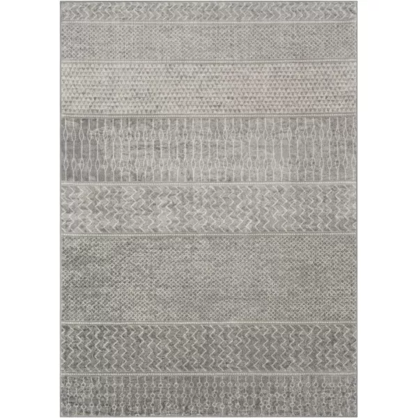 Artistic Weavers Hana Modern Moroccan Area Rug67 SquareSilver GreyRectangular Medium Grey 2 ft x 3 ft