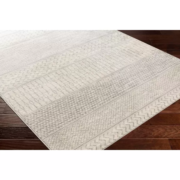 Artistic Weavers Hana Modern Moroccan Area Rug67 SquareSilver GreyRectangular Silver Grey 6 ft 7 in x 9 ft 6 in