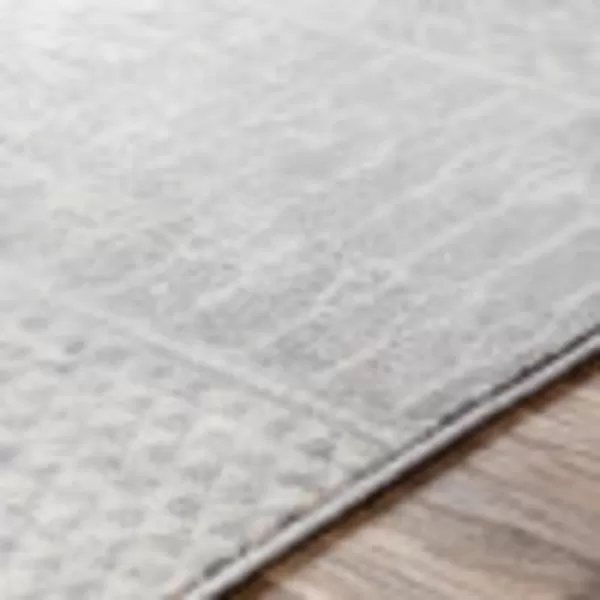 Artistic Weavers Hana Modern Moroccan Area Rug67 SquareSilver GreyRound Medium Grey 5 ft 3 in