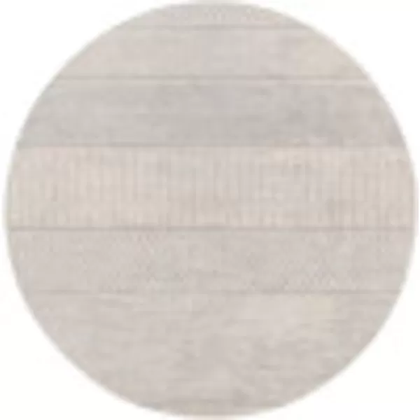 Artistic Weavers Hana Modern Moroccan Area Rug67 SquareSilver GreyRound Silver Grey 6 ft 7 in