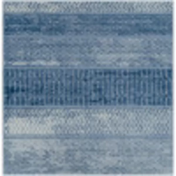 Artistic Weavers Hana Modern Moroccan Area Rug67 SquareSilver GreySquare Bright Blue 6 ft 7 in