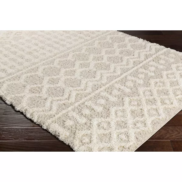 Artistic Weavers Hapsburg Moroccan Shag Area Rug 67 Square BeigeBeige 67 Square