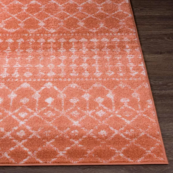 Artistic Weavers Hapsburg Moroccan Shag Area Rug 67 Square BeigeBurnt Orange 6 ft 7 in x 9 ft