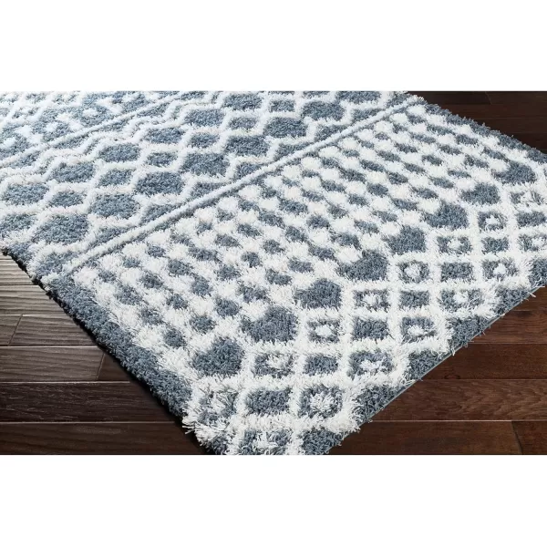 Artistic Weavers Hapsburg Moroccan Shag Area Rug 67 Square BeigeDenim 2 ft x 2 ft 11 in