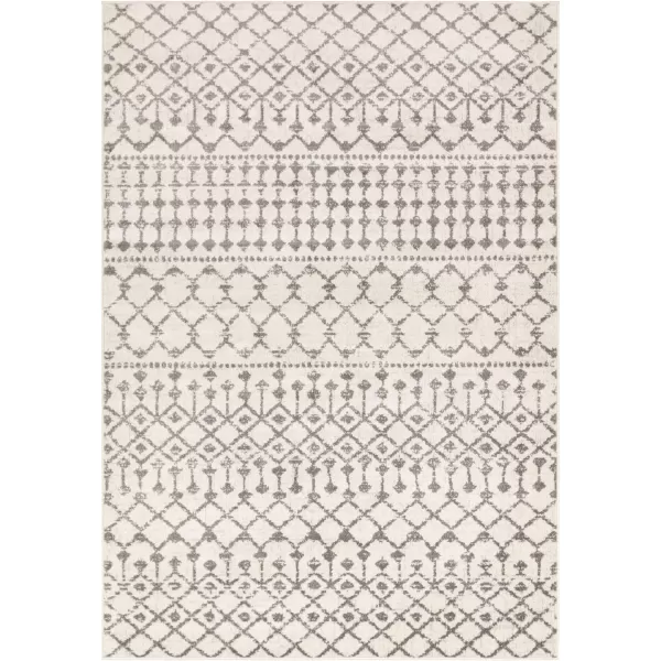 Artistic Weavers Hapsburg Moroccan Shag Area Rug 67 Square BeigeKhaki  Gray 5 ft 3 in x 7 ft 3 in