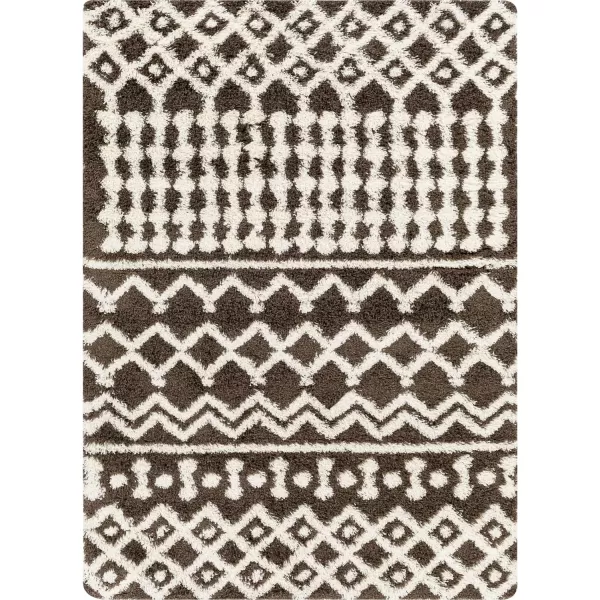 Artistic Weavers Hapsburg Moroccan Shag Area Rug 67 Square BeigeMedium Brown 27 x 73